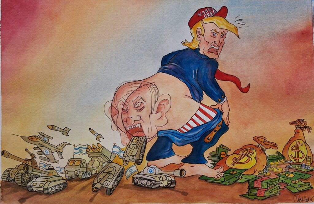 2025: Trump's asshole - Michele Carloni Art & Illustrations © 2025