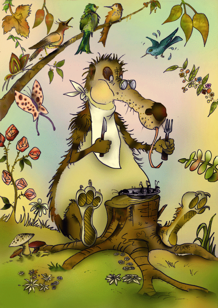 Anteater - Michele Carloni Art & Illustrations © 2025 michelecarloni-art.com