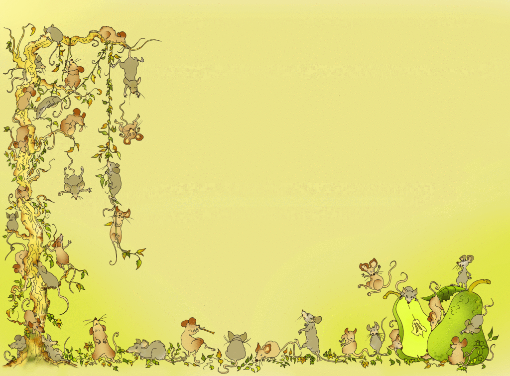 Mice decoration - Michele Carloni Art & Illustrations © 2025 michelecarloni-art.com