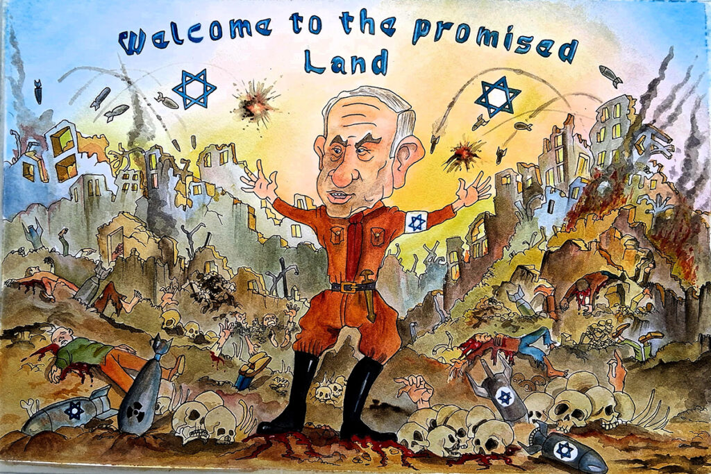Netanjahu-tourist-operator-in-Gaza