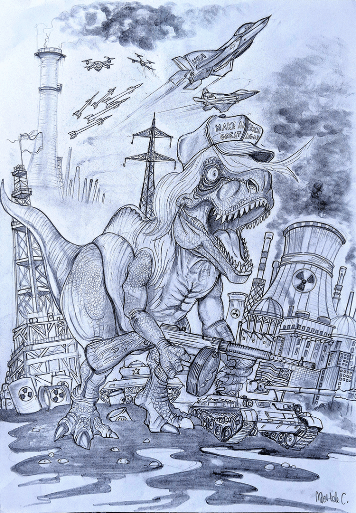 The American Dream: a US-led world - Michele Carloni Art & Illustrations © 2026