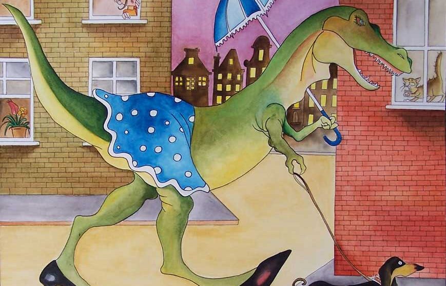 Children's Book Dino - Michele Carloni Art & Illustrations © 2025 michelecarloni-art.com