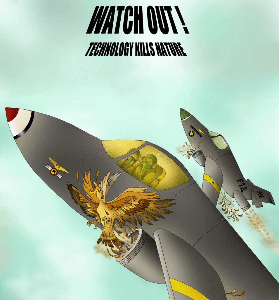 Watchout! - Michele Carloni Art & Illustrations © 2025 michelecarloni-art.com